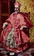 El Greco Portrat des Kardinalinquisitors Don Fernando Nino de Guevara oil painting on canvas